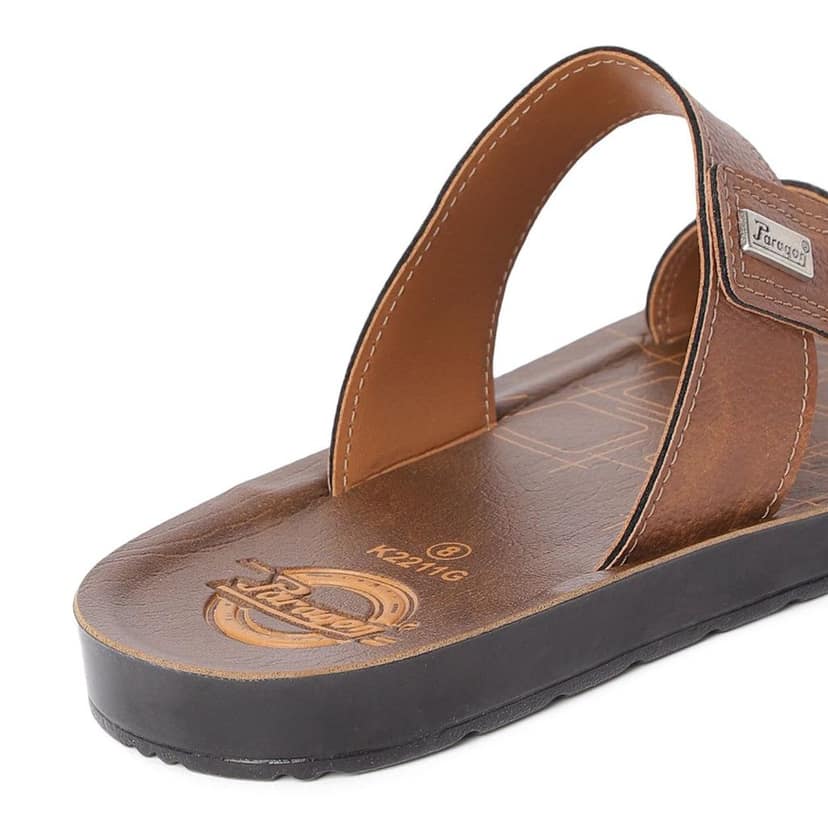 Paragon Vertex Men's Tan Slippers view 7