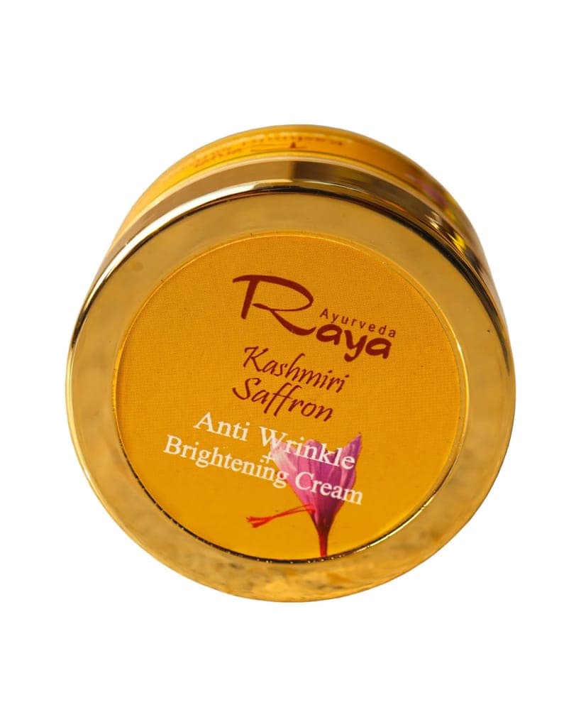 Saffron Anti Wrinkle And Brightening Cream – Raya Saffron Cream – Raya Kashmiri Saffron Cream - Buy Saffron Cream Online 50 grams view 3