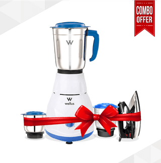 Wellus Eco MG Iron Combo 500 W Juicer Mixer Grinder (Heavy Duty 500W Juicer Mixer Grinder & 1000 W Dry Iron Super Combo