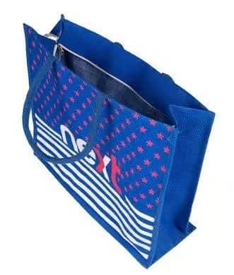 Next Blue Tote Bag with Stars and Stripes - Stylish and Durable view 4