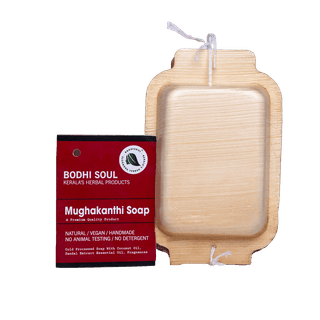 Bodhi Soul Mughakanthi Ayurvedic Soap | Sandalwood & Herbal Soap for Skin Tone & Texture | Handmade | 75g