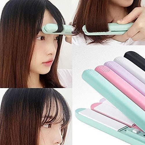 DAYBETTER® Women Beauty Mini Professional Hair Straighteners Flat Iron Specially Designed for Teen Pink (Color my be change) TAR-B3 view 3