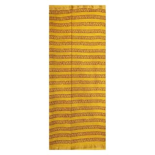 HANDLOOM CHANDERI 03 PCS BAGH PRINTED SUIT (SKU - 1RBS02260221 Suit 114)