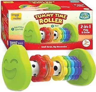 Imagimake Tummy Time Roller|Baby Toy for Infants|Non- Toxic|3+ Months