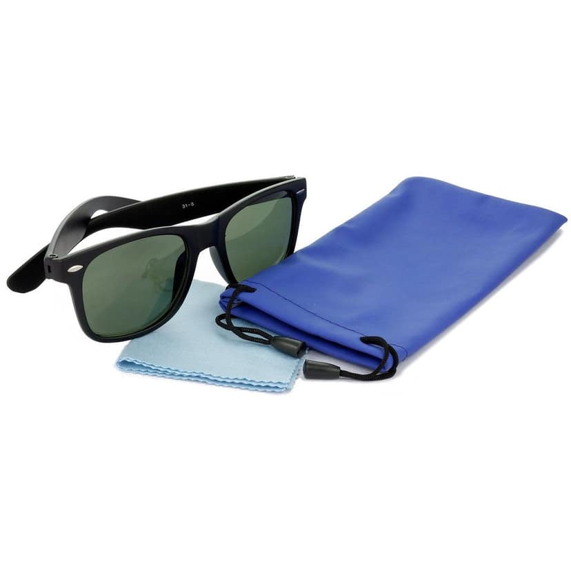 HRINKAR Rectangular And Pilot Stylish Sunglasses For Men And Women (Green And Red Lens | Black And Silver Frame - HCMB295) With Free Paper 3D Glass view 5