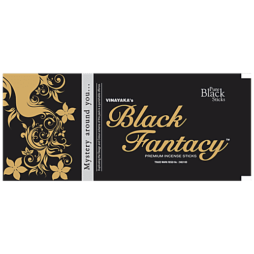 Vinayaka's Black Fantacy Premium Incense Sticks, 60 g