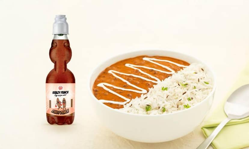 Dal Makhani Rice Bowl + Krazy Punch 200 ML