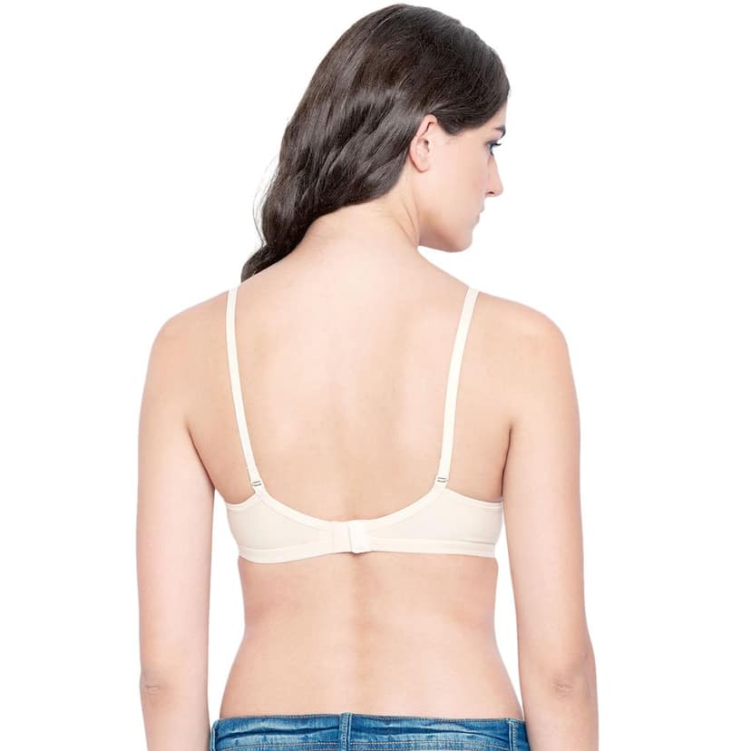 Bodycare Women Cotton Spandex Full Coverage Non Padded Regular Bra Pack - 2 E1575SPI view 5