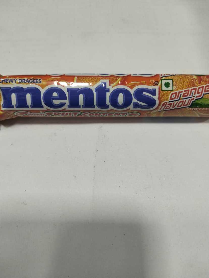 Mentos Orange Flavour Stoffee