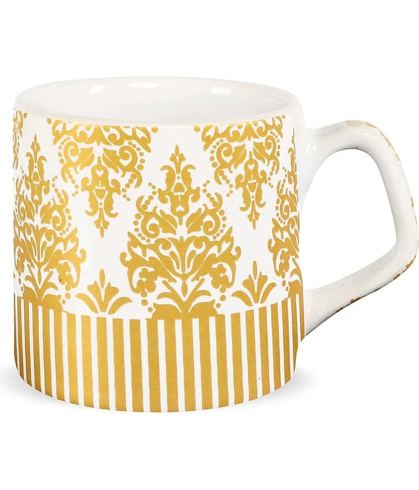 Hala Moondust Printed Ceramic Tea Cup 150 ml ( Pack of 6 ) view 2
