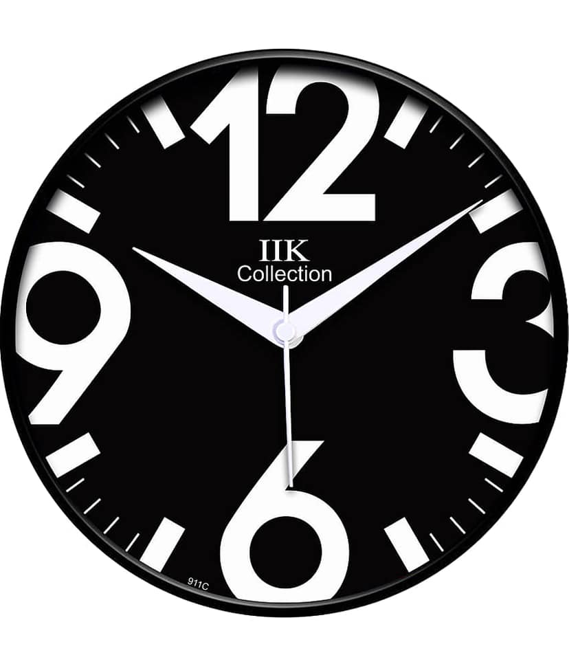 IIK COLLECTION - Circular Analog Wall Clock