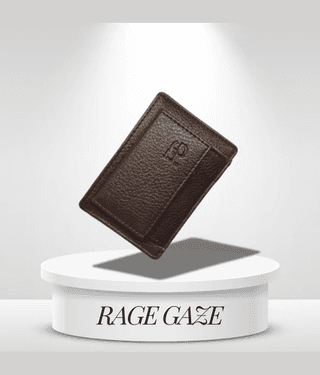 RAGE GAZE PU Leather Card Holder ( Pack of 1 )