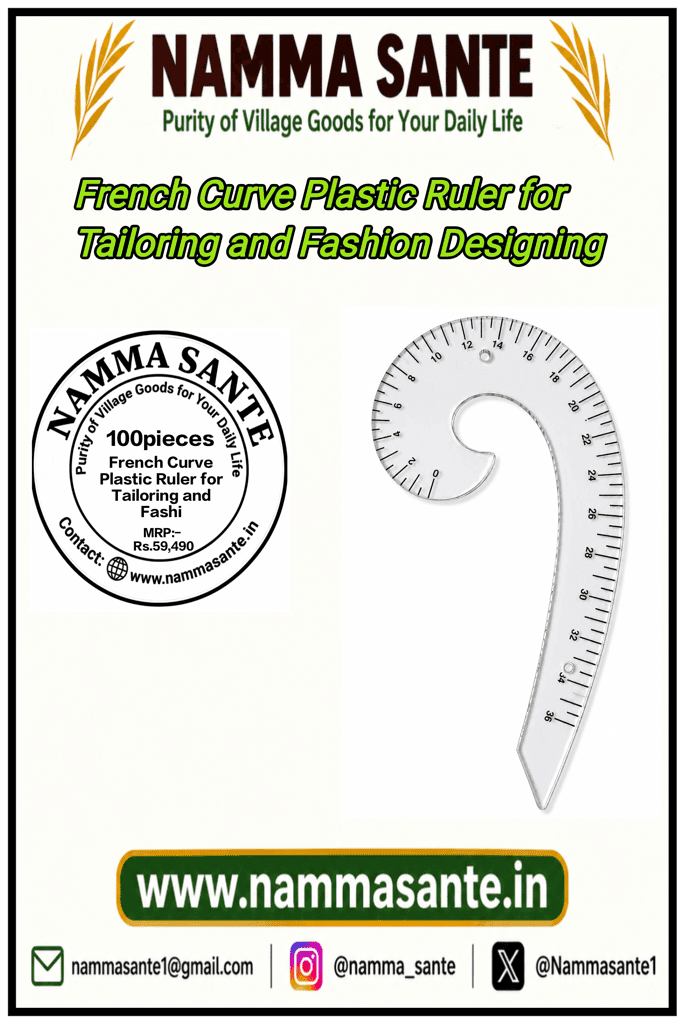 French Curve Plastic Ruler for Tailoring and Fashion Designing view 4