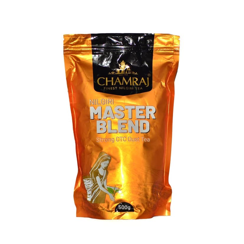 CHAMRAJ Nilgiri Master Blend Strong CTC Dust Tea (500 g)