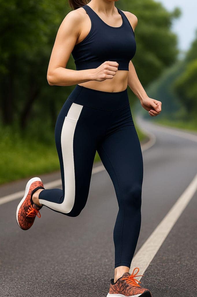 WUGO::Latest Trendy Women Sports Tights|Running Tights|Yoga-Gym Tights|Games and Playing Tights|Workout Tights For Women's & Girls (Imported Lycra 250-GSM) view 2