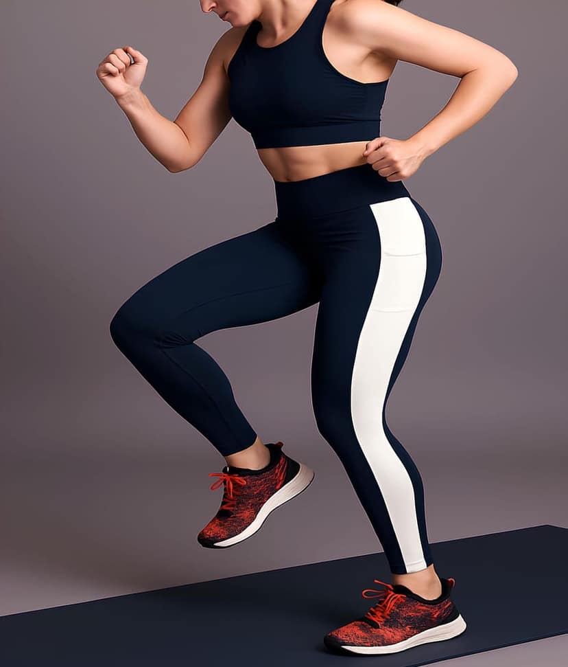 WUGO::Latest Trendy Women Sports Tights|Running Tights|Yoga-Gym Tights|Games and Playing Tights|Workout Tights For Women's & Girls (Imported Lycra 250-GSM) view 6