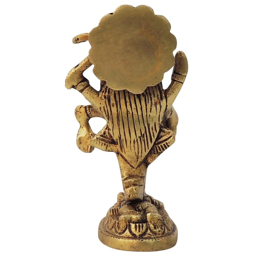 Brass Showpiece Kali Maa God Idol Statue (BSMAS1599 B) view 3