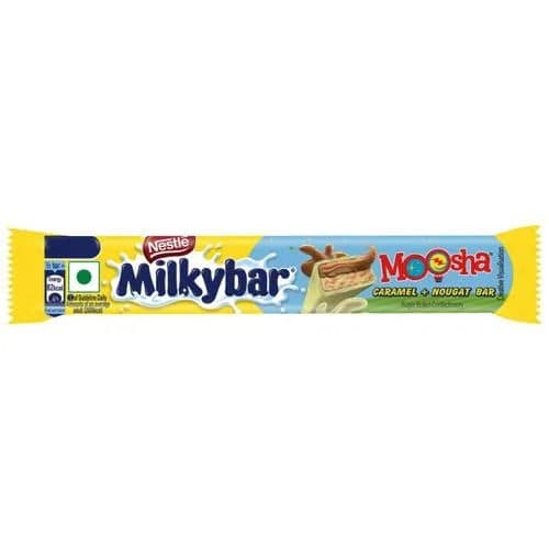 Nestle Milkybar Moosha - Caramel & Nougat Bar, 38 gm