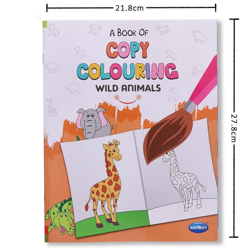 Navneet A Book of copy colour - Themes - Birds, wild Animals, Pet Animals, Good Manners, Holidays [Paperback] Navneet Education Limited view 3