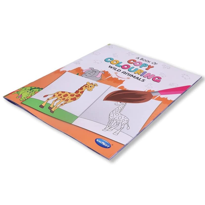 Navneet A Book of copy colour - Themes - Birds, wild Animals, Pet Animals, Good Manners, Holidays [Paperback] Navneet Education Limited view 6