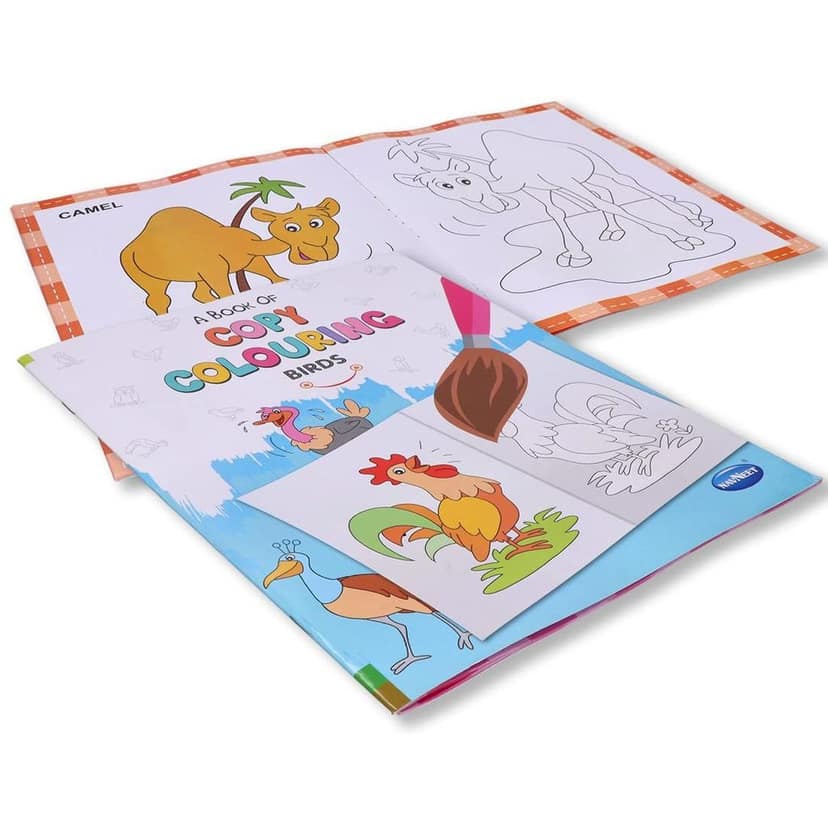 Navneet A Book of copy colour - Themes - Birds, wild Animals, Pet Animals, Good Manners, Holidays [Paperback] Navneet Education Limited view 7