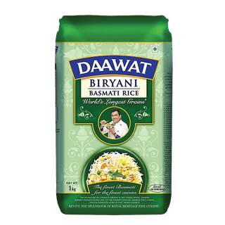 Daawat Basmati Rice/Basmati Akki - Biryani, 1 Kg Pouch