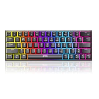 Ant Esports MK1200 Mini Wired Mechanical Gaming Keyboard with RGB Backlit Lighting and 60% Compact Form Factor - Red Switch Ant Esports MK1200 Mini Wired Mechanical Gaming Keyboard with RGB Backlit Lighting and 60% Compact Form Factor - Red Switch - Blac