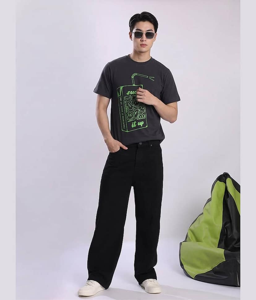 Bene Kleed Solid Men's Jeans - Black ( Pack of 1 ) view 5