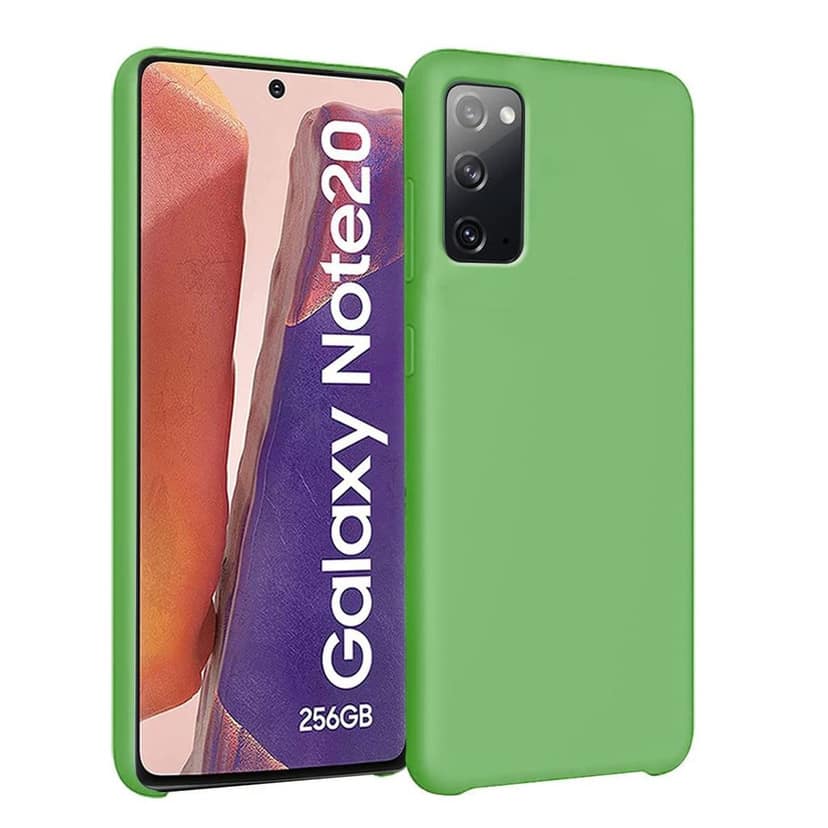 LIRAMARK Liquid Silicone Soft Back Cover Case for Samsung Galaxy Note 20