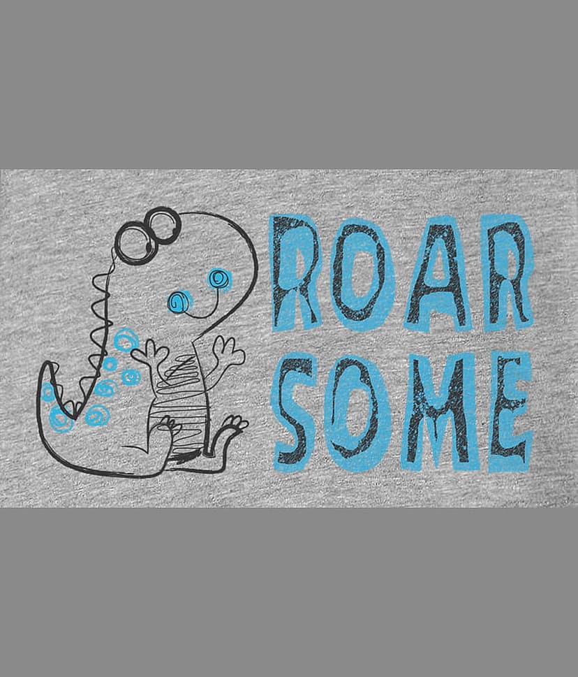 ETCHED DESIGN Pack of 1 Boys Cotton T-Shirt ( Multicolor ) view 2