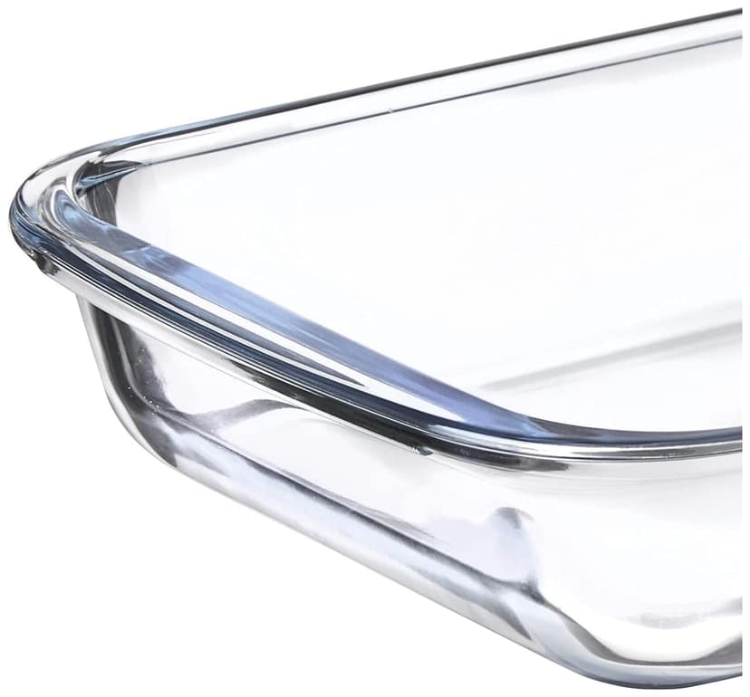Borosilicate Glass Baking Dish | 900 ML | Oven, Microwave, Freezer & Dishwasher Safe | Transparent, Durable & Heat-Resistant |Glass Bakeware for Baking, Roasting & Serving view 2