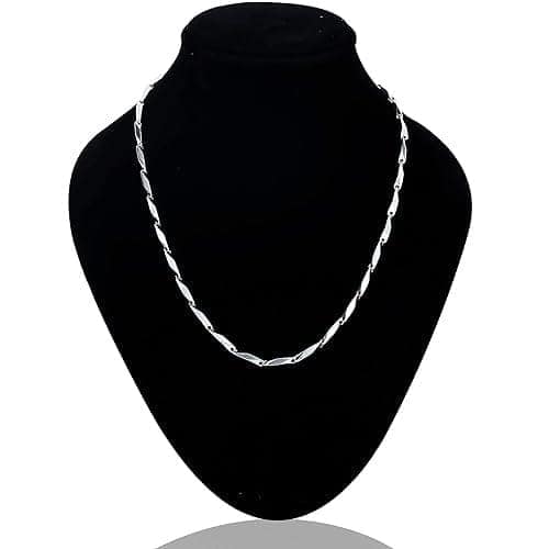 Lovemi Movements Exclusive Blade Design Necklace Chain Stainless Steel Chain Style For Men Boys Men's Bracelets 8.5 Inches PRNT view 4