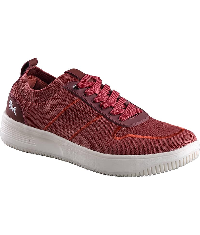 Neemans Maroon Men's Sneakers view 2