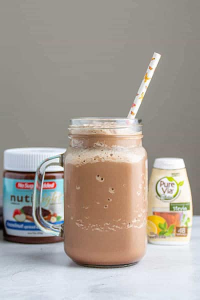 Hazelnut mocha shake