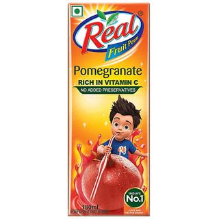 Real Pomegranate Fruit Power Juice, 180 Ml