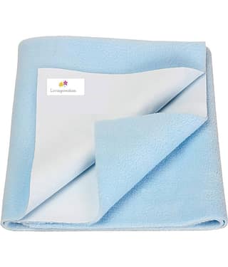 LIVINGCREATIONS Grey Poly Fiber Bed Protector Sheet ( Pack of 1 )