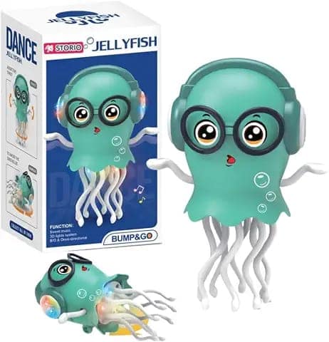 Dancing Jellydancer Baby Toy|Crawling Infant Tummy Time Musical Toy|Magic Dancing Music Crawling Toy|Interactive Sensory Fidget Toy for Kids Boys & Girls 3–8 Years|Birthday Gift view 2