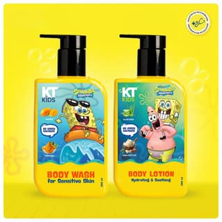 KT Kids Gentle Body Care Combo – Soft Body Wash + Moisturizing Kids Lotion - 600g