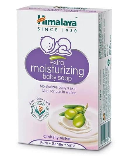 Himalaya Extra Moisturizing Baby Soap, 125 gm Each, Pack Of 2