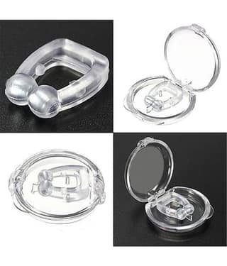 Stop Snore Free Anti Snoring Nose Clips Transparent Sleep Apnea Aid Guard Clip
