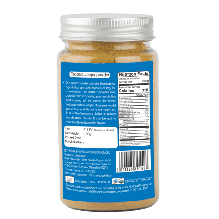 Praakritik Organic Ginger Powder 100 G view 2