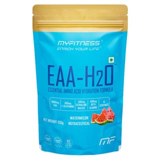Myfitness EAA Supplement For Men & Women | EAA H2O 150g | 6000mg Essential Amino Acids | Added Glutamine | Citrulline Malate | Beta Alanine | Taurine | Electrolyte Blend |
