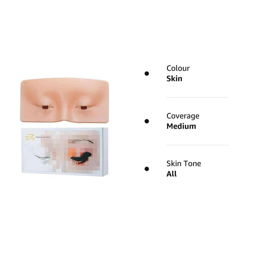 Elecsera Practice Face Board, face dummy for makeup practice 3 g (Skin) view 4