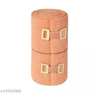 Cruzine Cotton Crepe Bandage with brown clips (Delux)