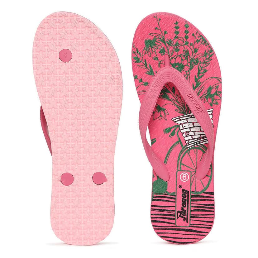 Lightweight & Stylish holiday flipflops for women (K3714L-PNK) view 4