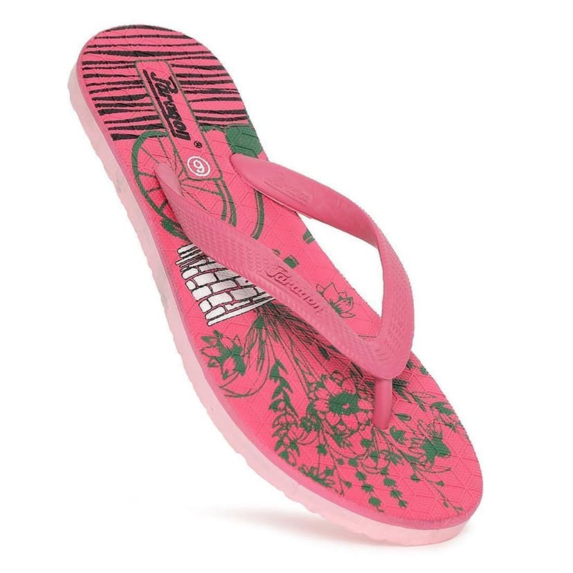 Lightweight & Stylish holiday flipflops for women (K3714L-PNK) view 5