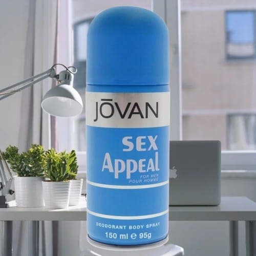 Jovan Sex Appeal Deodorant Spray For Men 150ml – Classic Masculine Long-Lasting Body Spray Set of 2 view 2