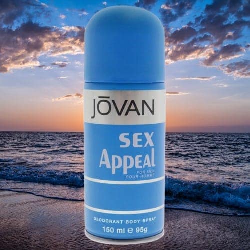 Jovan Sex Appeal Deodorant Spray For Men 150ml – Classic Masculine Long-Lasting Body Spray Set of 2 view 3