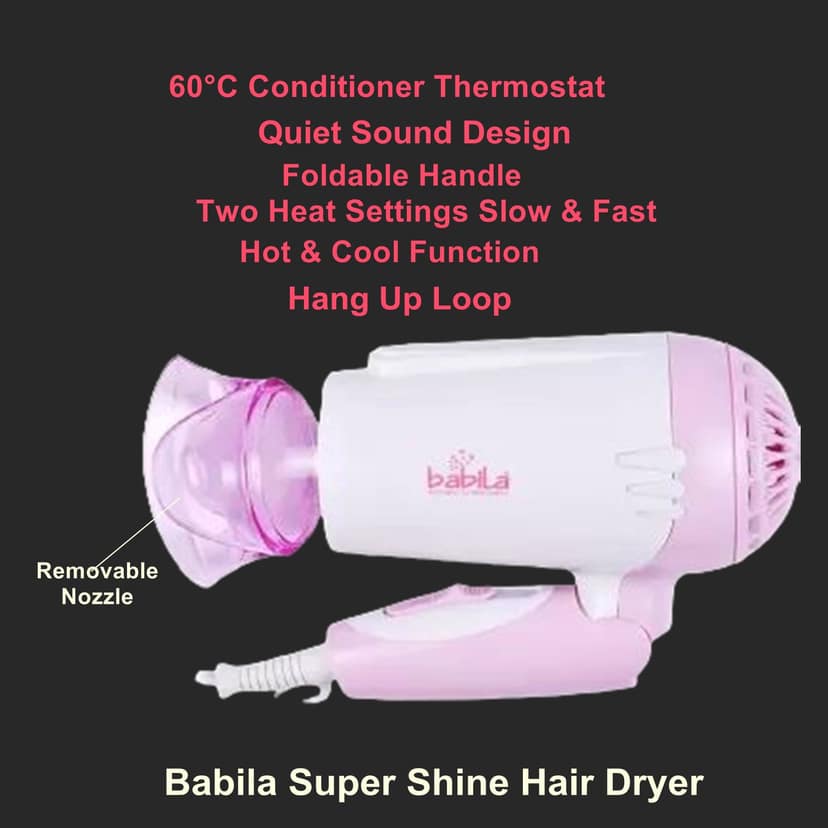 Babila Super Shine Hair Dryer-BHD-E10 view 5