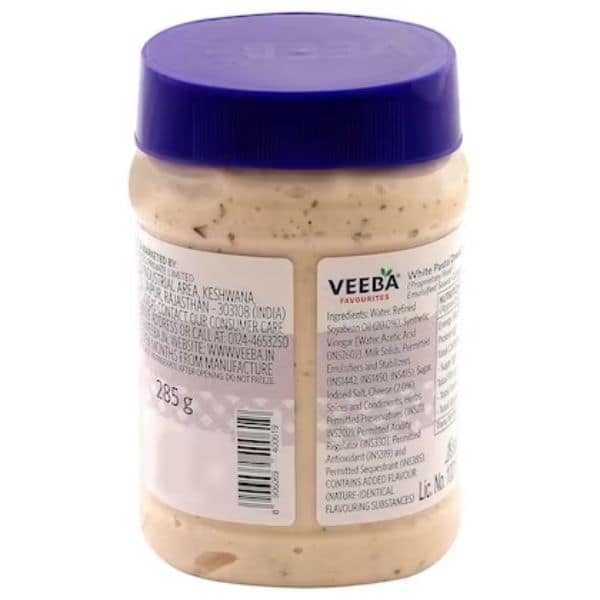 Veeba White Pasta Dressing Bottle 285 Gms view 3